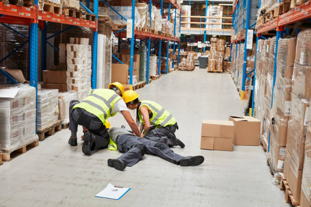 Woman lying on the floor